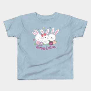 Easter Bunnies Kids T-Shirt